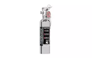 H3R Performance HG100C HalGuard Chrome Clean Agent Fire Extinguisher