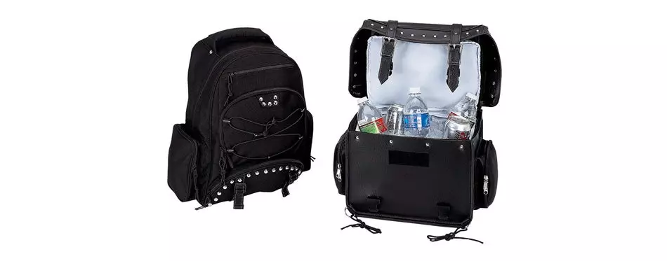 heavy duty pvc motorcycle cooler bag and backpack
