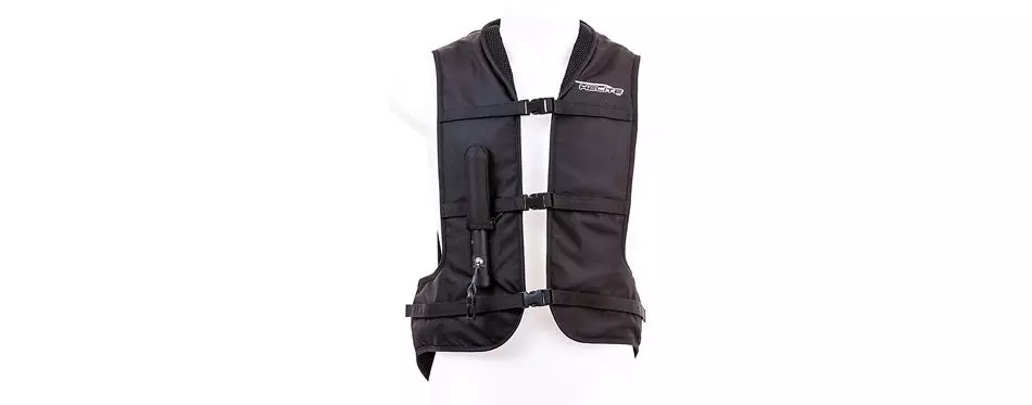 helite unisex adult adventure motorcycle airbag jacket (vest)