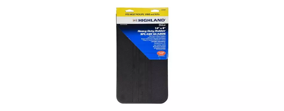 highland 1058000 black splash guard