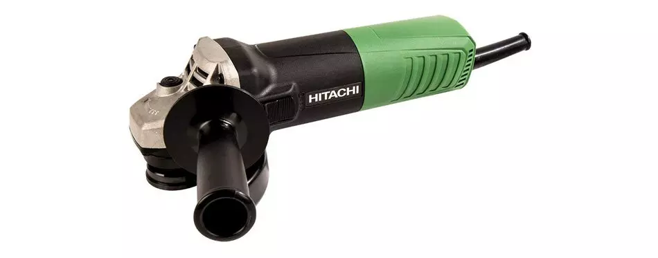 hitachi g12sr4 angle grinder with 5 abrasive wheels