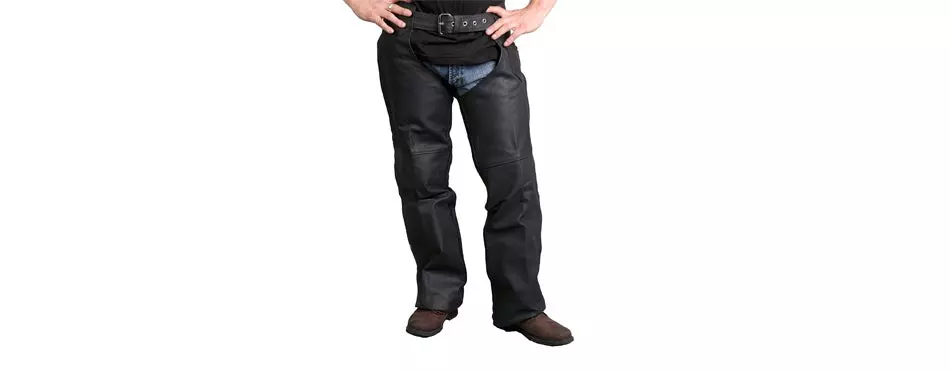 Hot Leathers Unisex Leather Chaps