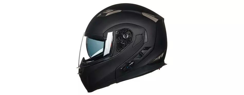 ilm stealth bluetooth motorcycle helmet with sun shield