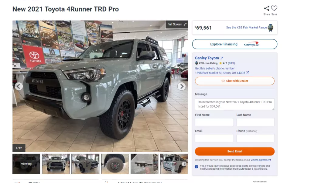 Are Y’all Really Paying $80,000 for Toyota 4Runners?