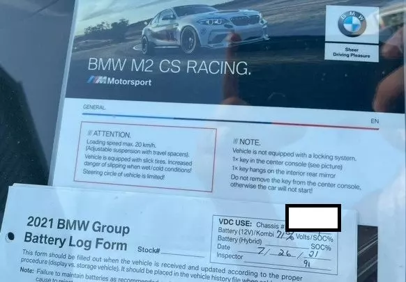 BMW M2 CS Racing