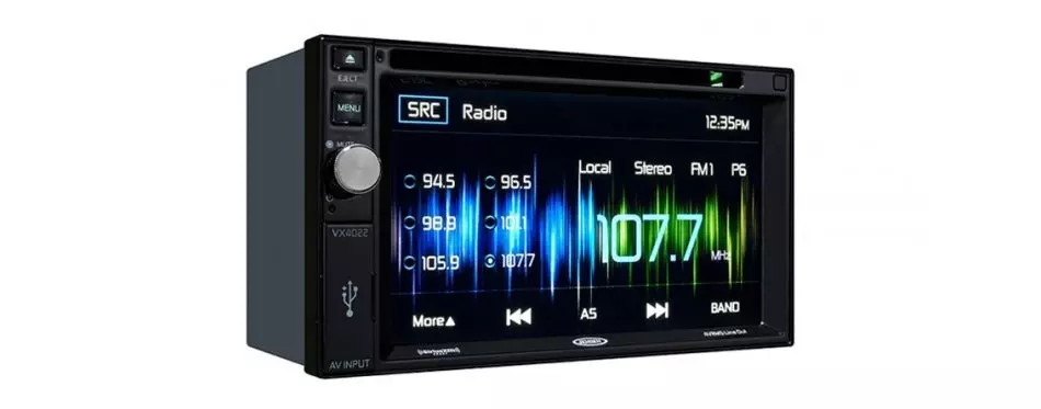 jensen multimedia touch screen stereo receiver