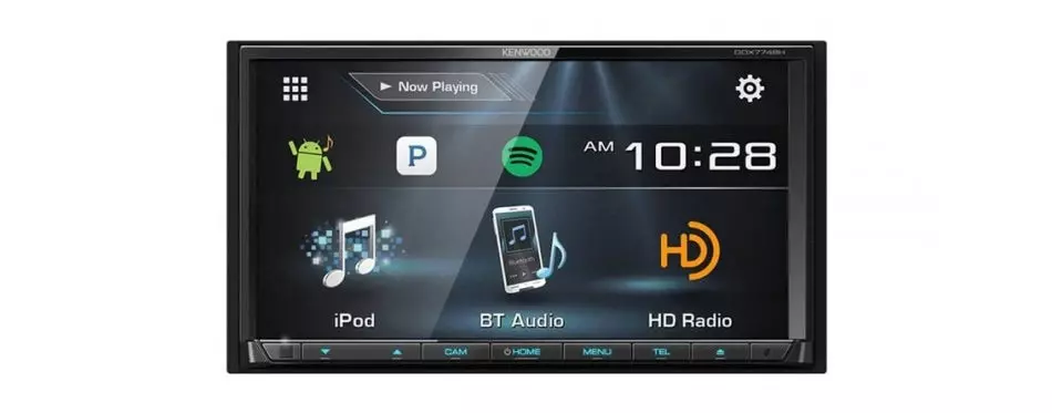 kenwood 2 din receiver with hd radio
