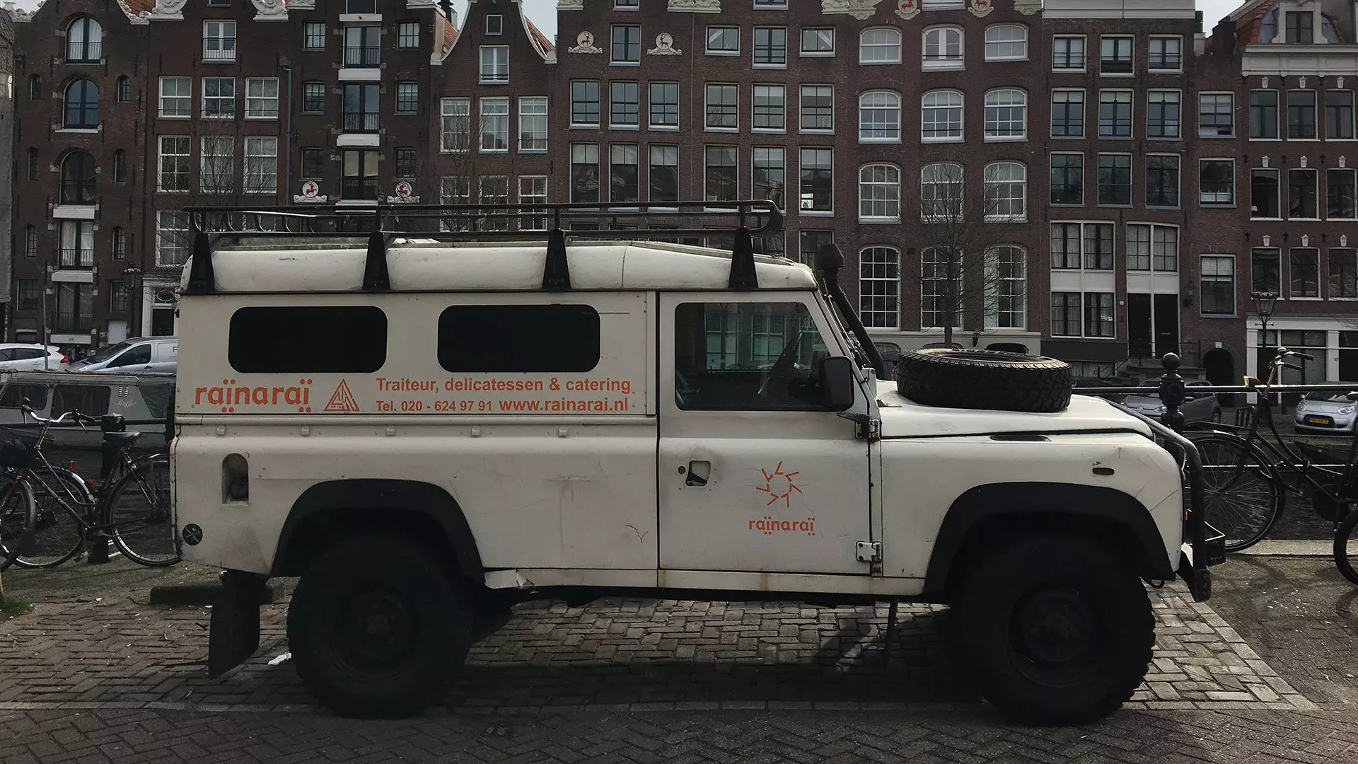 Party Down With This Catering Land Rover Defender 110 in Amsterdam