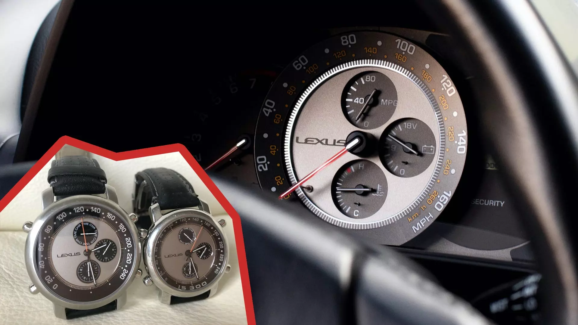 Lexus Was So Proud of the IS300 Gauge Cluster It Made Watches and Wall Clocks To Match | Autance