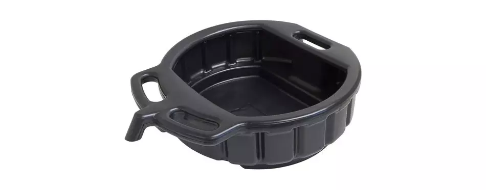 lisle 17942 black plastic 4.5 gallon drain pan