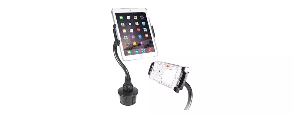 macally 2-in-1 car cup holder mount