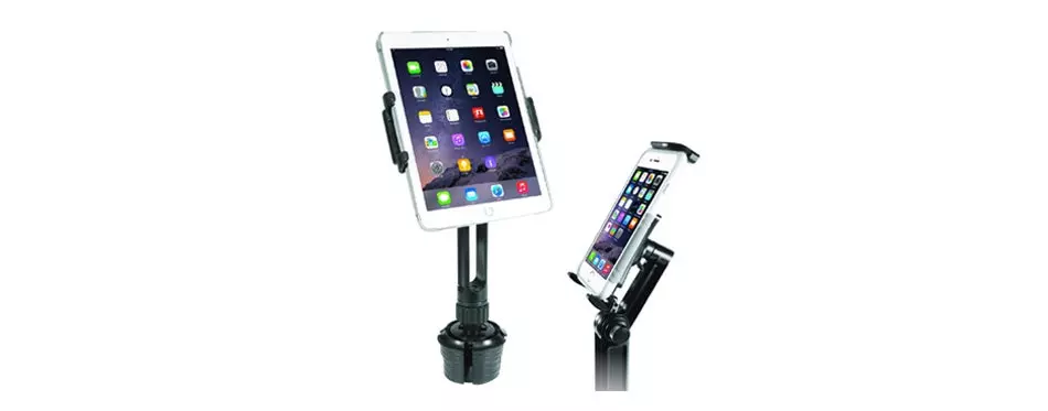 macally 2-in-1 heavy-duty car cup holder mount