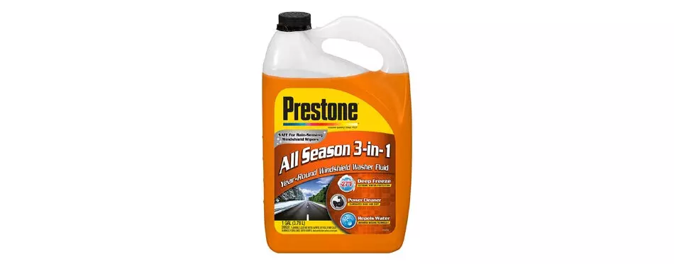 prestone deluxe 3-in-1 windshield washer fluid