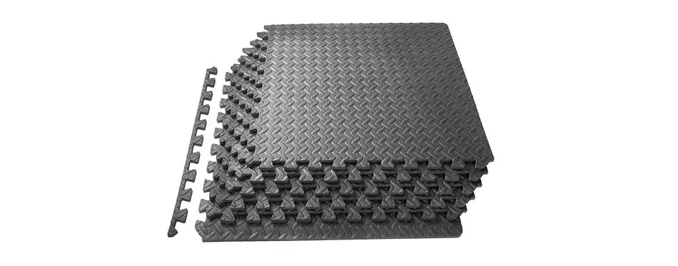 prosourcefit puzzle exercise garage floor mat