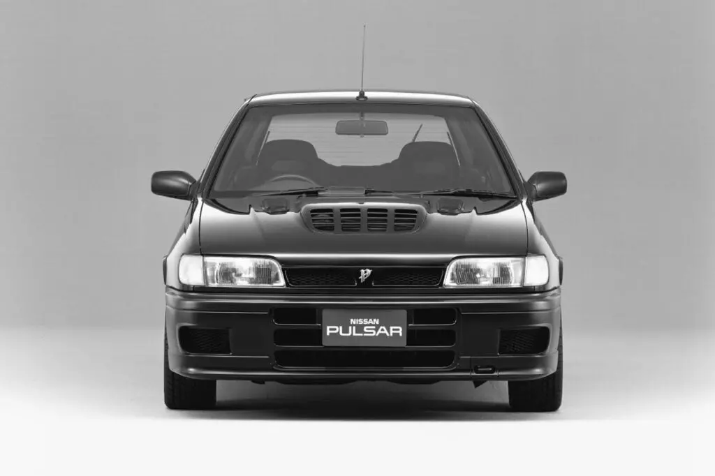 The Nissan Pulsar GTI-R’s Intense Multi-Nostril Hood Scoop Isn’t Even Its Coolest Feature