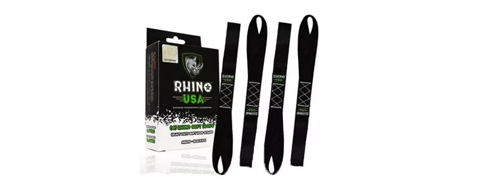 rhino usa soft loop motorcycle tie down straps
