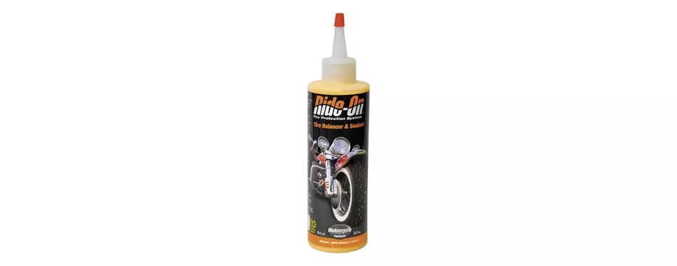 ride on motorcycle tire balancer and sealant