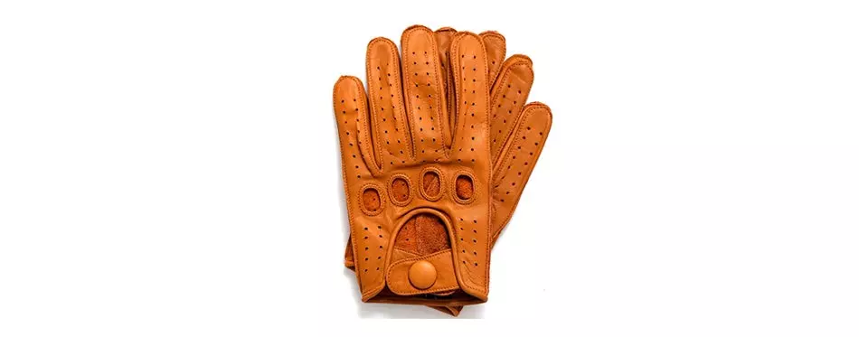 riparo genuine leather full-finger driving gloves