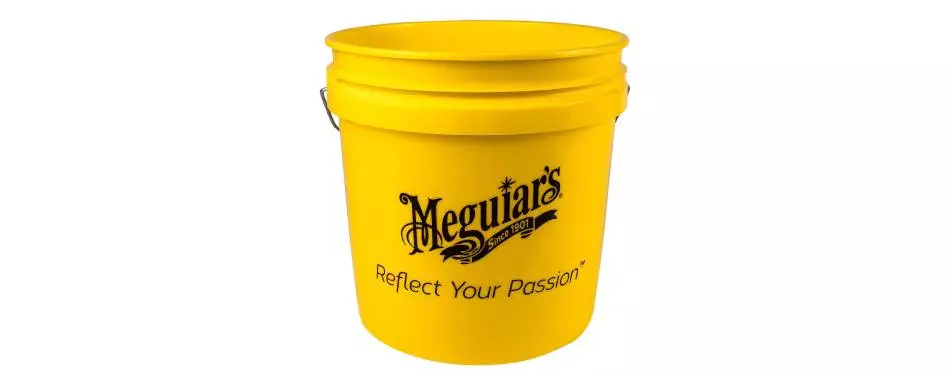 Meguiar’s Yellow Car Washing Bucket