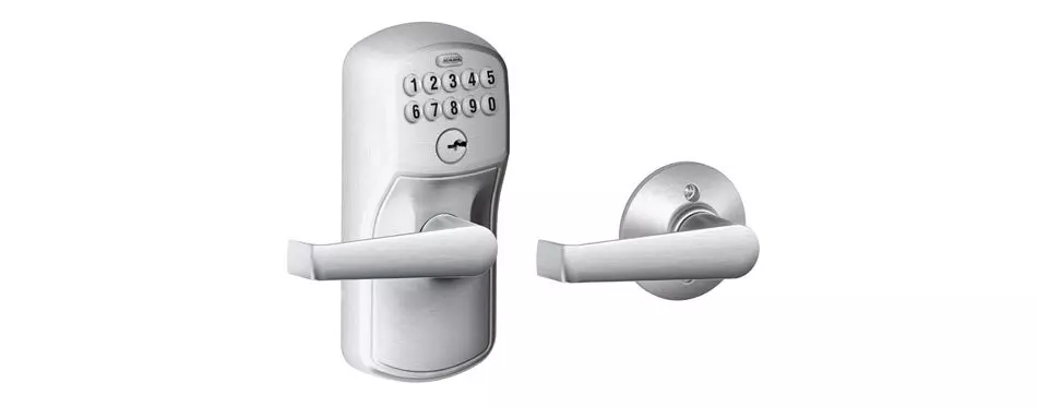 schlage plymouth keypad entry keyless door lock