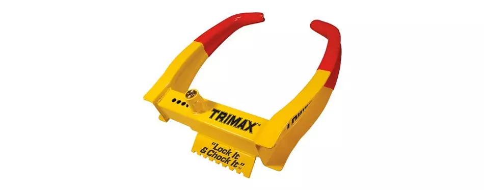 trimax tcl65 wheel chock lock