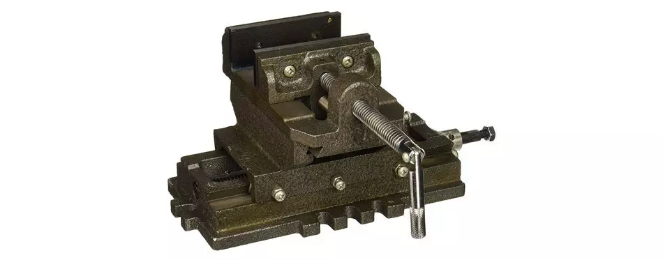 universal 4-inch cross slide drill press vise