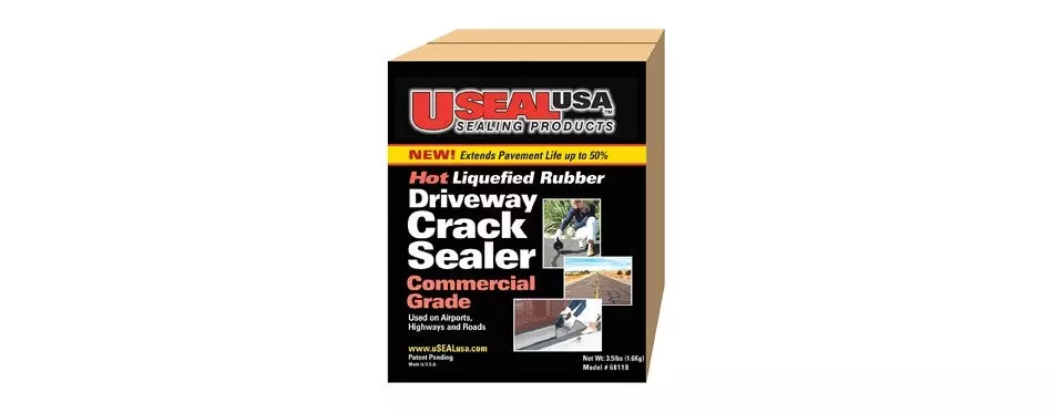useal hot liquefied rubber concrete driveway sealer