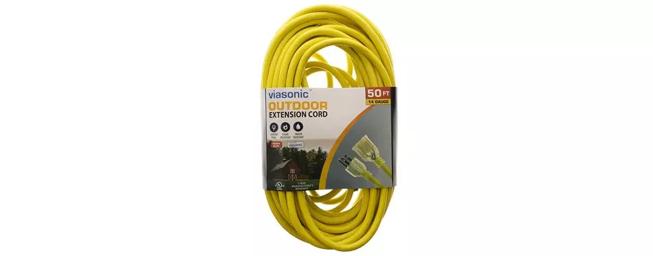 viasonic outdoor extension cord ul by unity