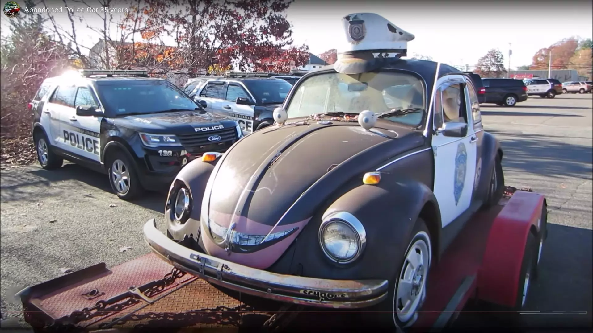 This Cute Abandoned VW Beetle Cop Car Is Getting the Restoration It Deserves | Autance
