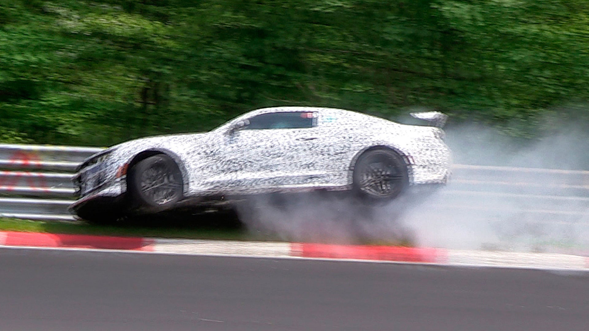 Watch a 2018 Chevrolet Camaro Z/28 Crash While Testing at the Nürburgring