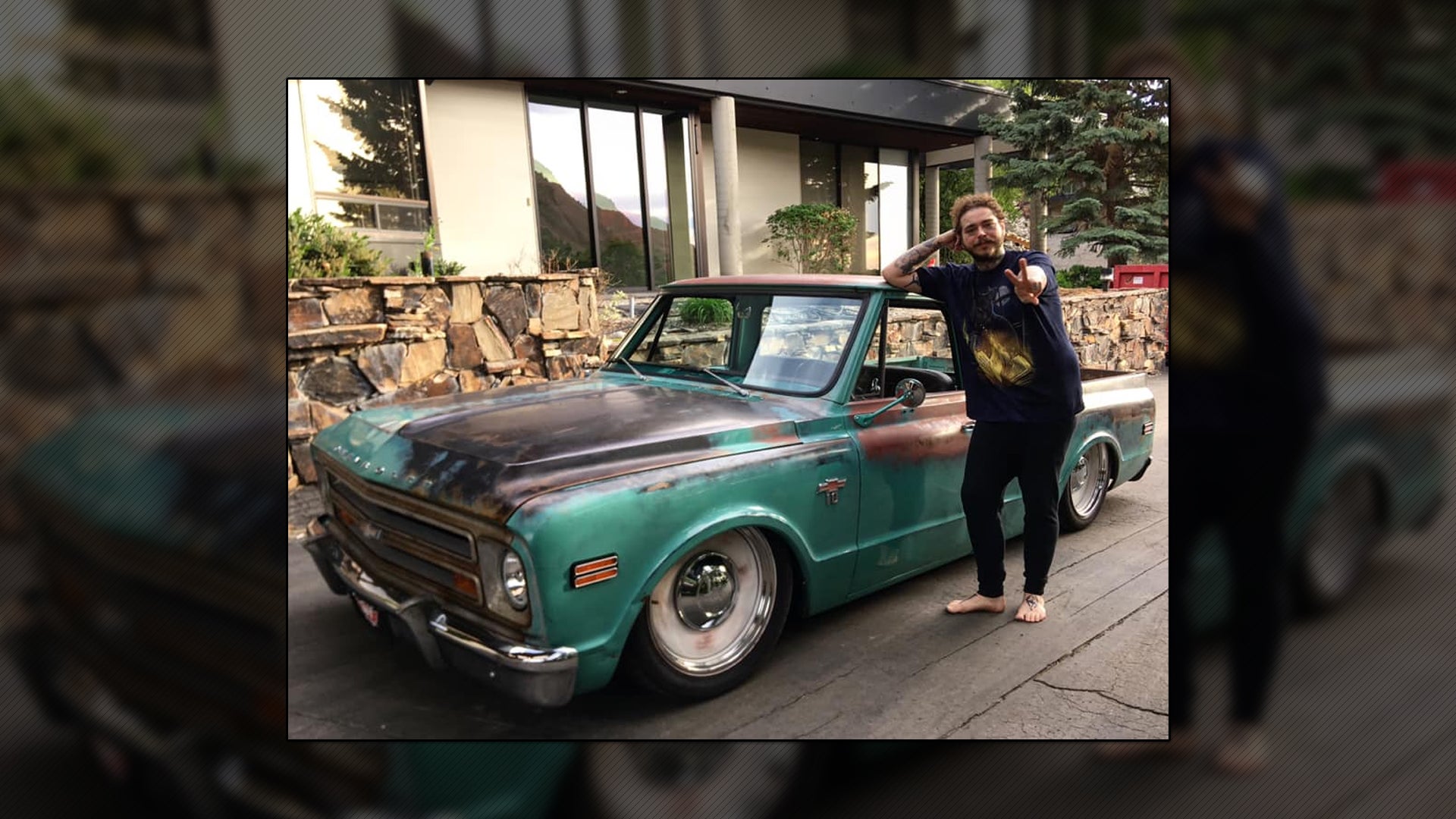 Post Malone Adds Bagged, LS-Swapped 1968 Chevy C10 to Ballin’ Collection