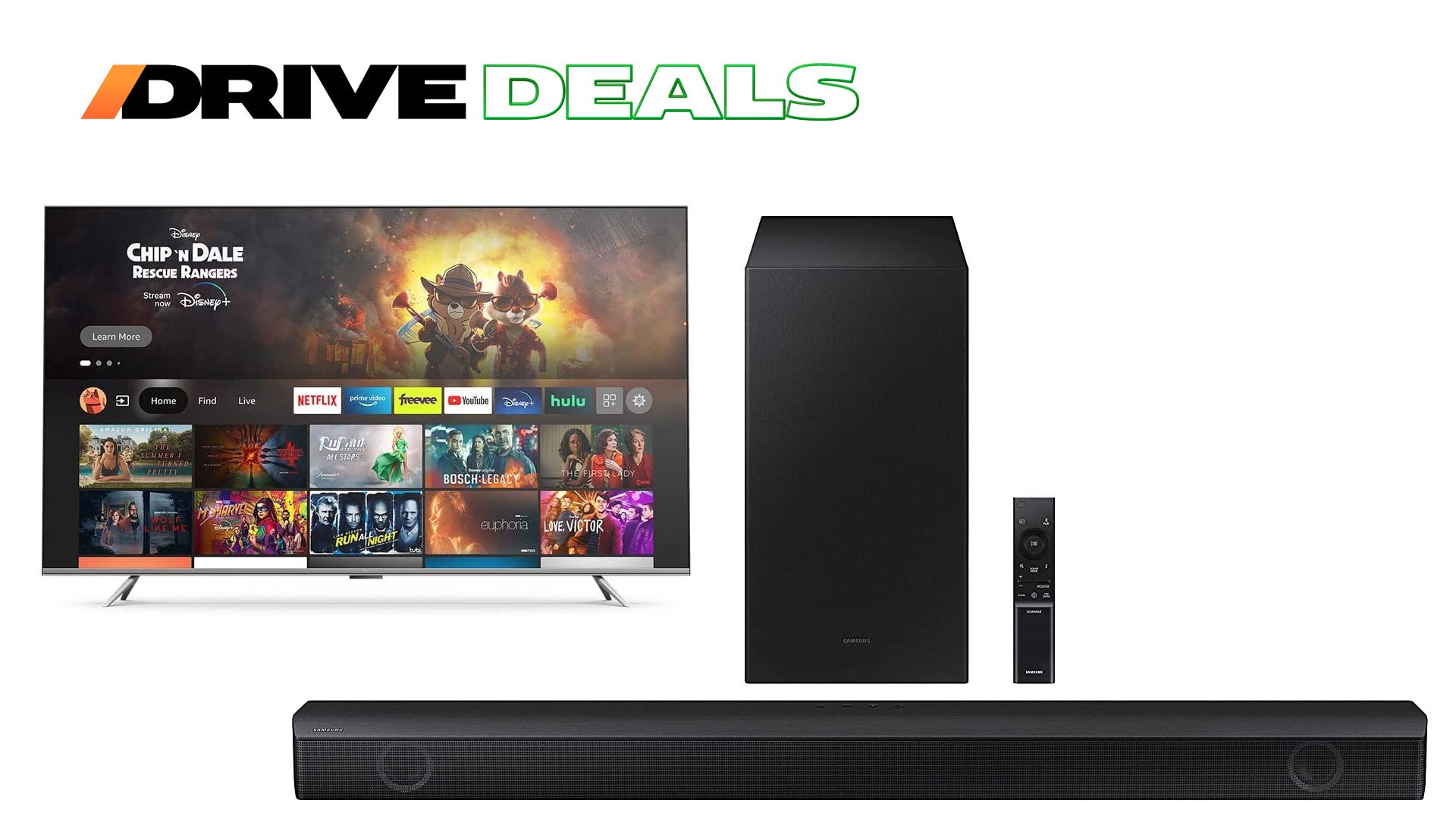 Level Up Your Car-Watching Experience With Some Great Deals on TVs and Soundbars