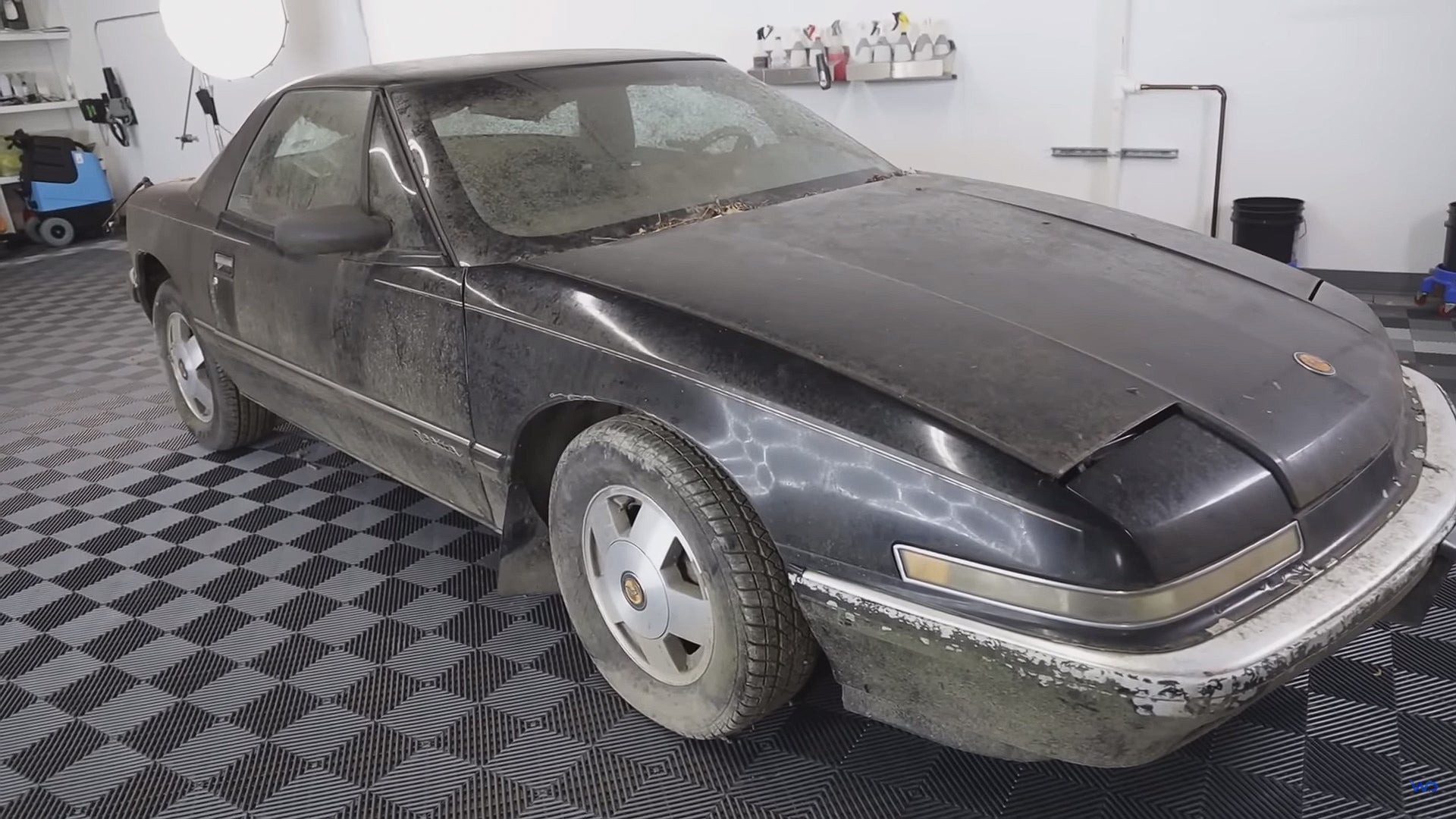 Watch This Abandoned Buick Get Its First Car Wash in 15 Years