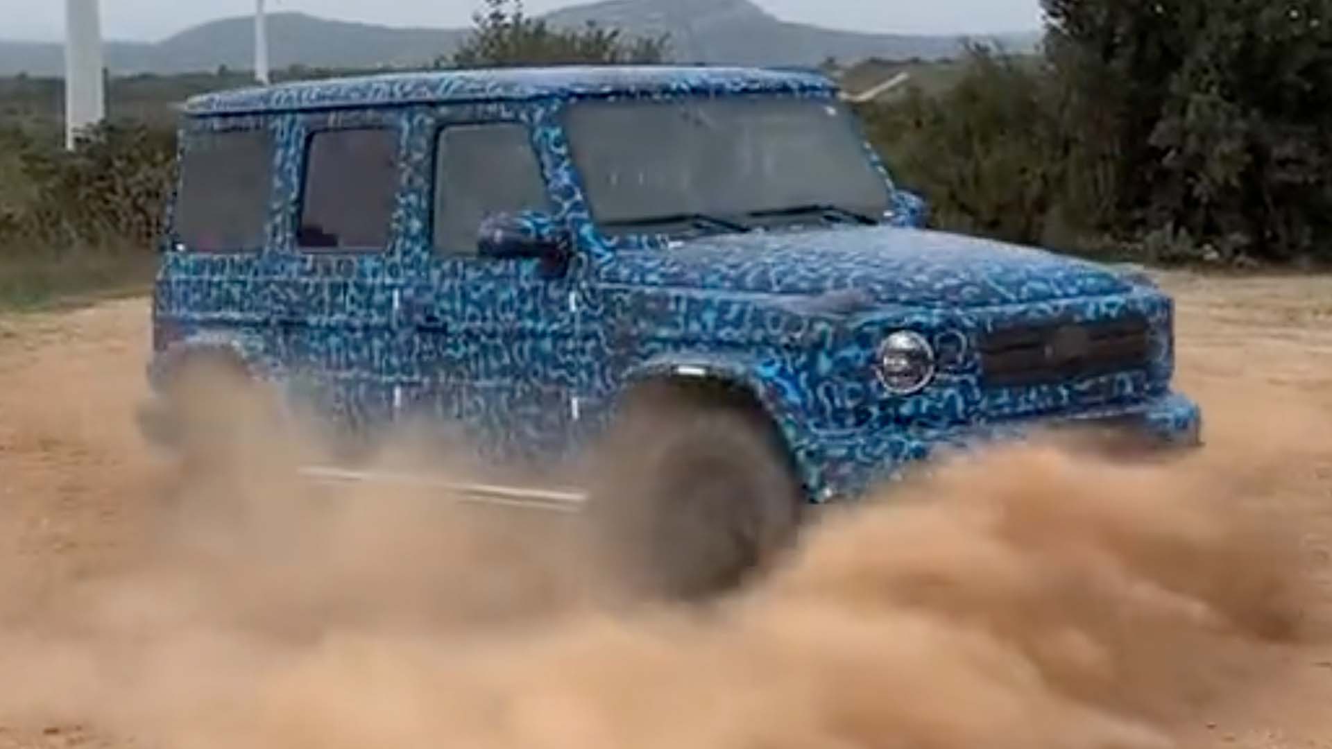 The Mercedes G-Wagen EV Has Party Tricks That Hint at a Super Off-Road Powertrain
