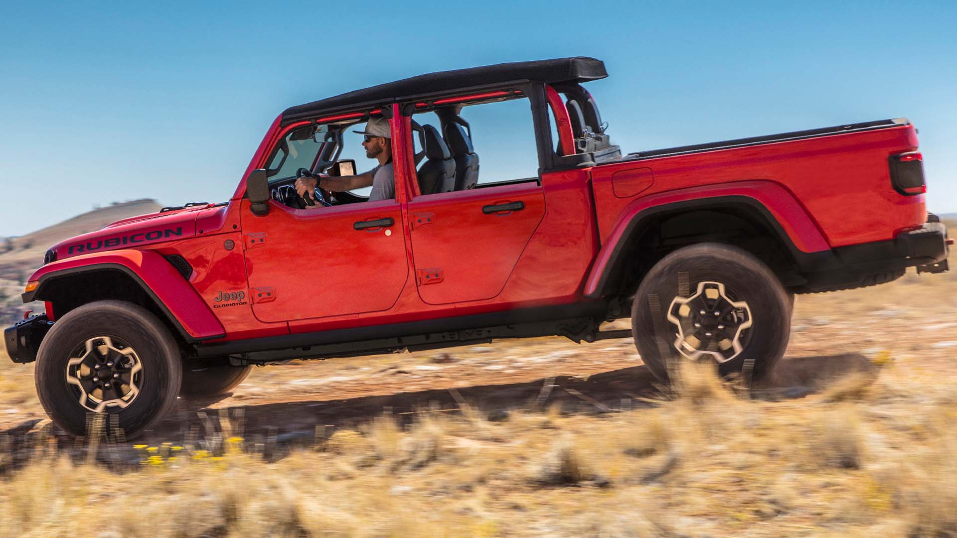 Now the Jeep Gladiator Has Half Doors Just Like the Wrangler