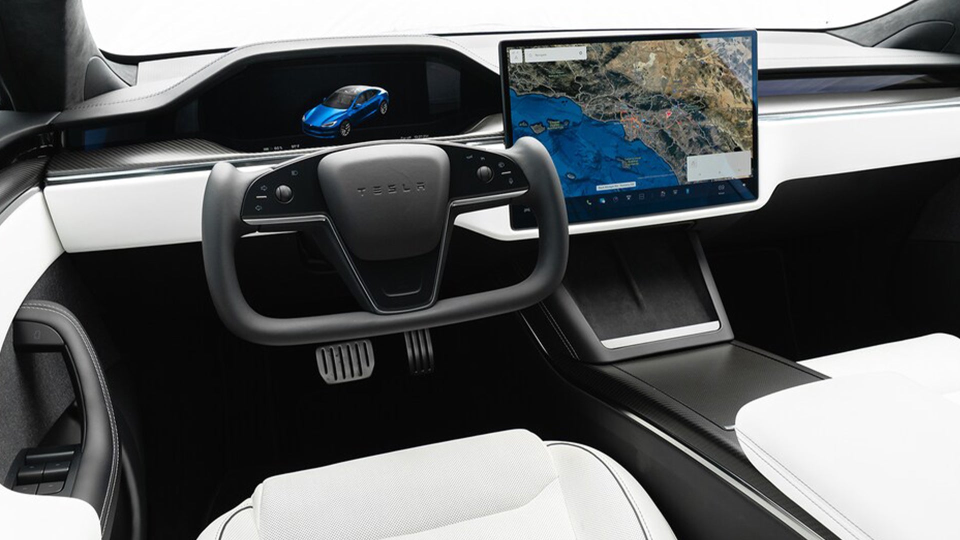 Tesla Yoke Steering Wheel Mandatory on Model S Plaid: Musk