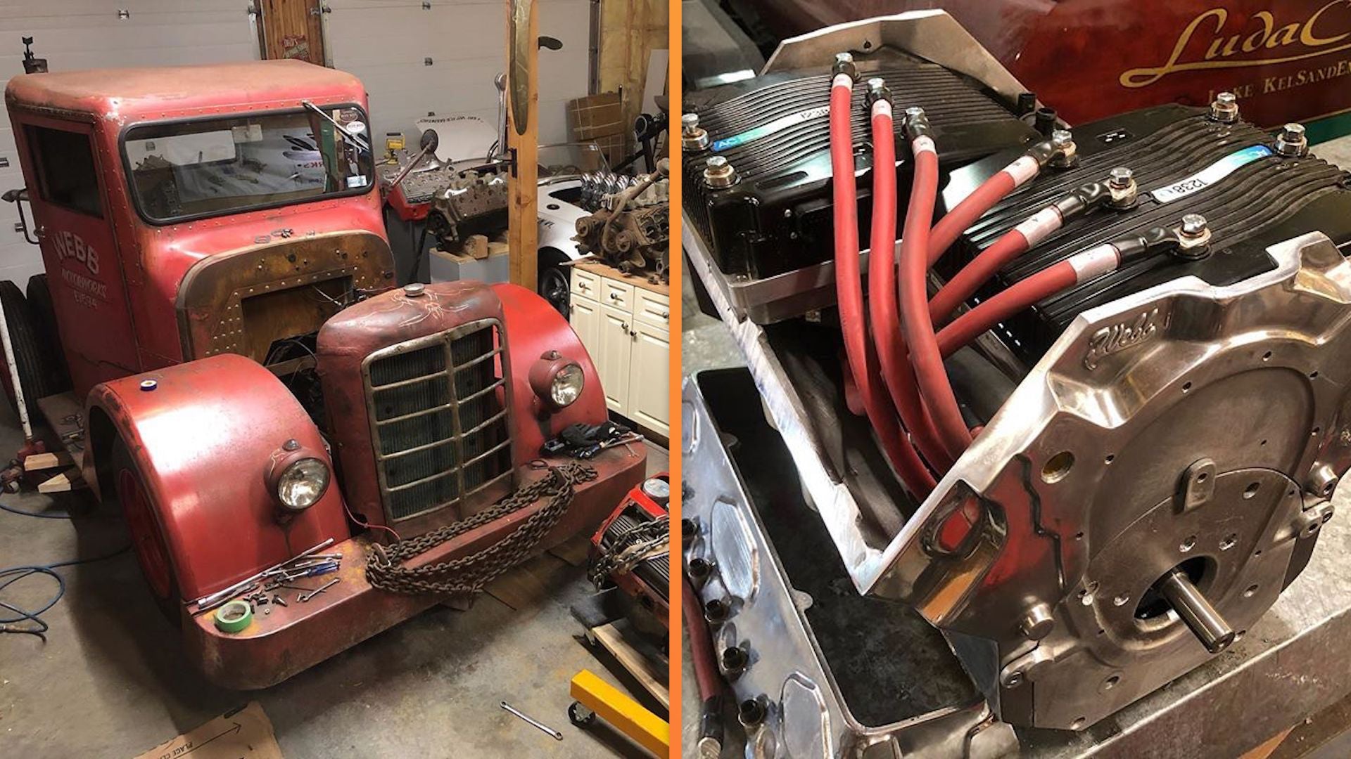 Hot Rodder’s Hybrid 1936 Pickup Hides an Electric Motor Inside a Chevy Small-Block V8
