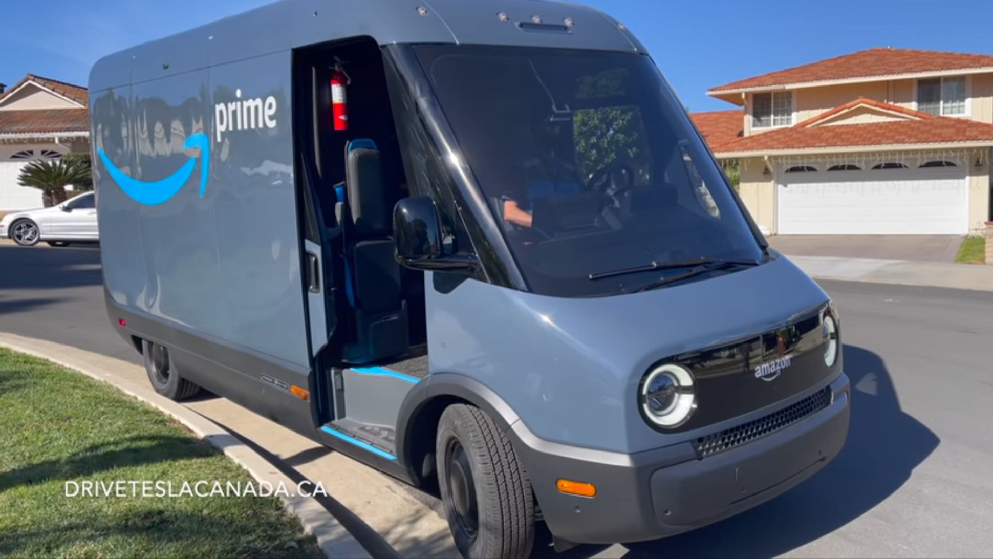 Listen to the Loud, Irritating Noise Made by Amazon’s Electric Rivian Delivery Vans