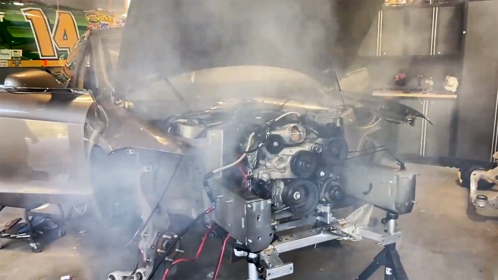 Watch the World’s First V8 Tesla Swap Start Up for the First Time