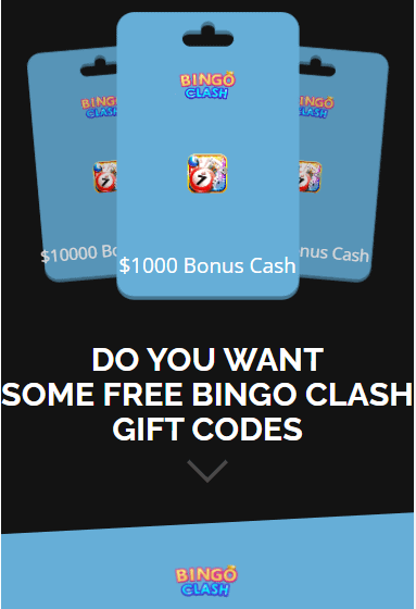 Bingo Clash Gift Codes