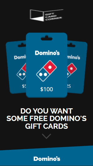Dominos Gift Card Generator.