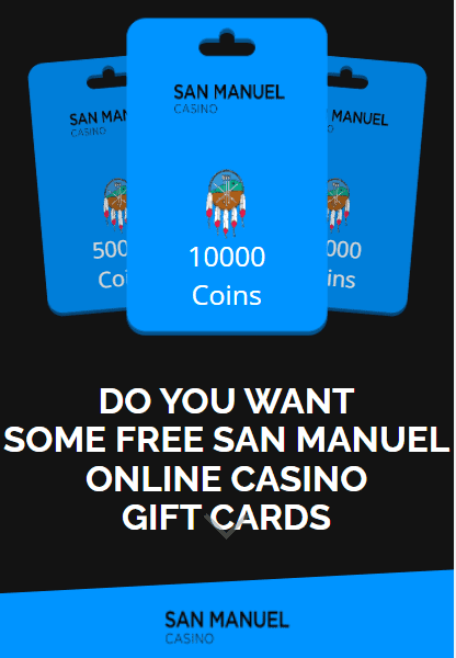 San Manuel Online Casino Free Coins