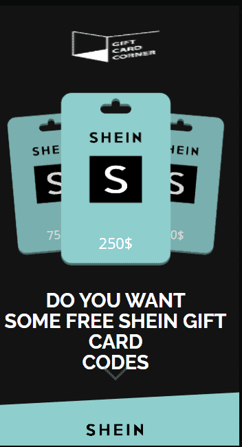 free shein gift card code generator
