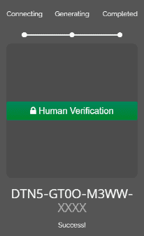 GoFan human verification